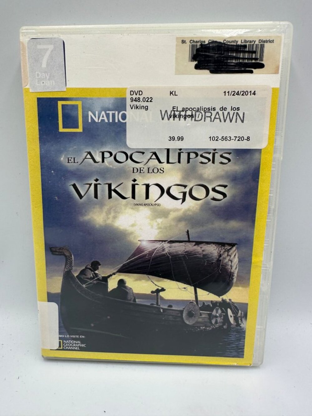 El Apocalipsis De Los Vikingos National Geographic Documentary Spanish DVD 2014